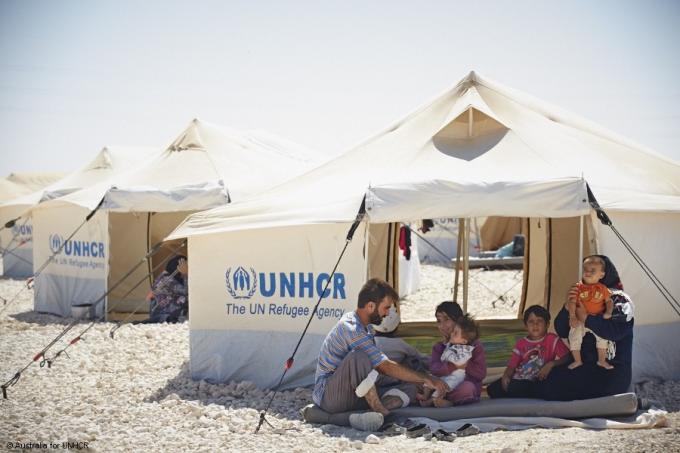 چادر آوارگان آوارگان آبی 12 مین آبی چادر پناهندگان سازمان ملل متحد